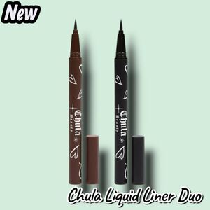 NEW Chula Liquid Liner Duo – Black & Brown (2-Pack, Waterproof, Smudge-Proof)